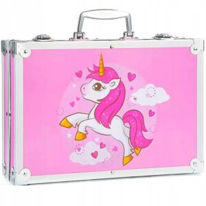 WALIZKA ARTYSTYCZNA  DLA DZIECI KUCYK 145 ELEM