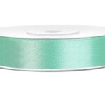 WSTĄŻKA DEKORACYJNA 12mm/25m MIĘTOWY