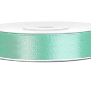 WSTĄŻKA DEKORACYJNA 12mm/25m MIĘTOWY