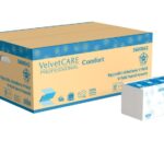 RĘCZNIK ZZ BIAŁY 2-W 150listków 23x23 VELVET