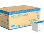RĘCZNIK ZZ BIAŁY 2-W 150listków 25x23 VELVET