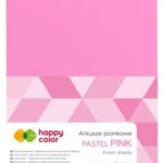Pianka A4,5 ark.  różowy pastelowy,Happy Color