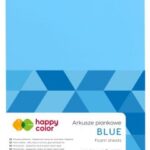 Pianka A4, 5 ark. niebieska Happy Color
