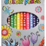 KREDKI OŁÓWKOWE TRÓJKĄTNE 3mm 12szt METAL PUDEŁKO