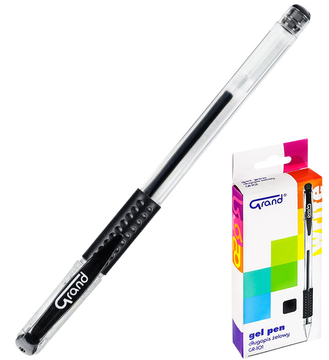 Długopis GRAND żelowy GR-101 czarny