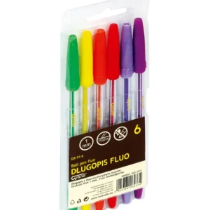 DŁUGOPIS GRAND FLUO 6KOLORÓW GR-91