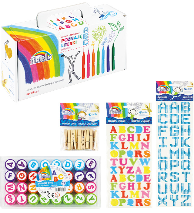 Zestaw plastyczny FIORELLO poznaje literki GR ZF2