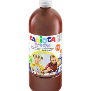 Farba tempera 1000 ml  brązowa  CARIOCA