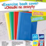 Okładka na zeszyt krystal A4 150um mix kolor GIMBO