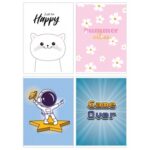 ZESZYT A5 16 KARTEK KRATKA/Linia MIX 70g GIMBO