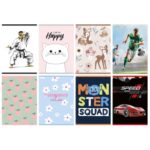 ZESZYT A5 32 KARTKI KRATKA 70g GIMBOO MIX WZORÓW