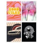 ZESZYT A5 60 KARTEK LINIA 70g MIX WZORÓW