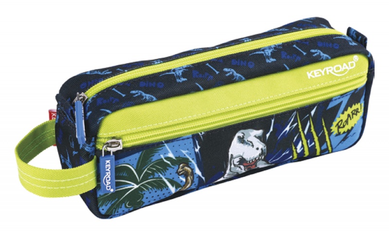 PIÓRNIK SASZETKA 21,5X9X5,5cm DINO KEYROAD