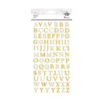 Naklejki alfabet zlote 165x325