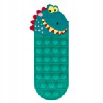 Piórniik silikon  POP-IT Dino