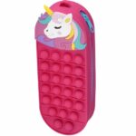 Piórnik silikon POP-IT UNICORN