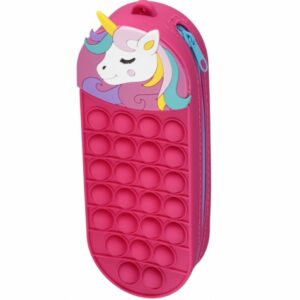 Piórnik silikon POP-IT UNICORN