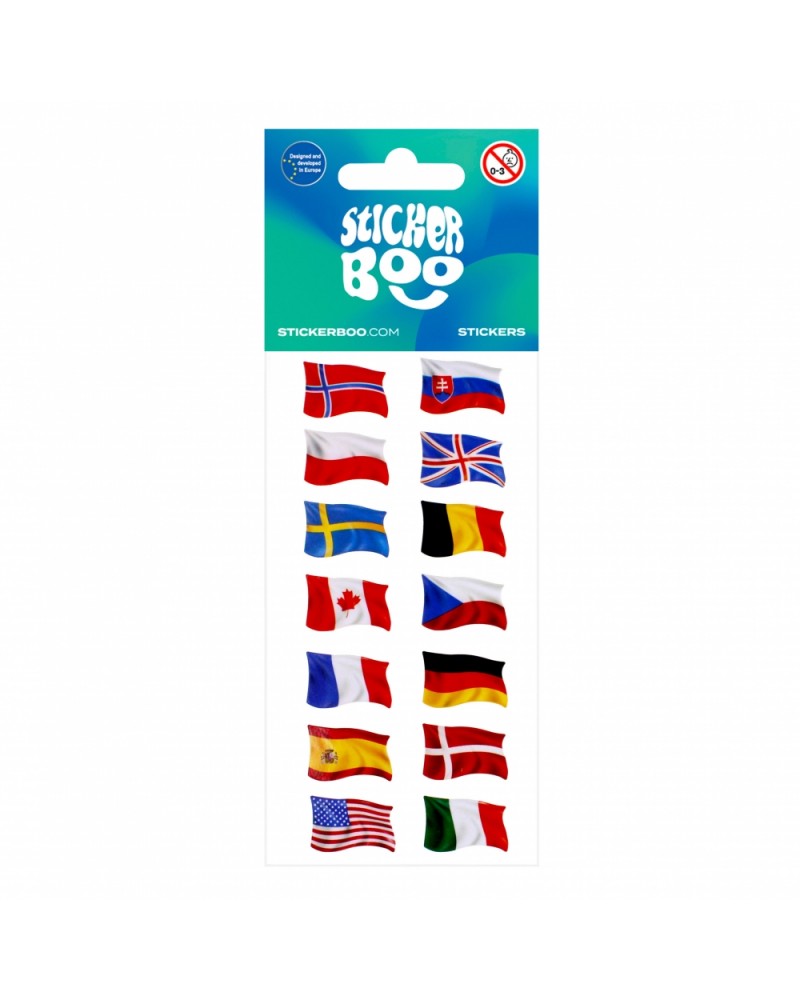 Naklejki flagi państw 66x180