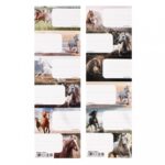 NAKLEJKA NA ZESZYT HORSES