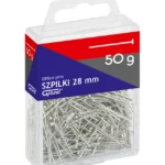 SZPILKI DŁUGIE 28mm 50g PUDEŁKO PLASTIKOWE GRAND