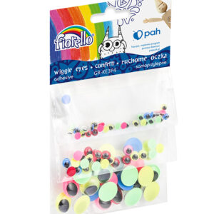 RUCHOME OCZKA KOLOROWE SAMOPRZYLEPNE MIX