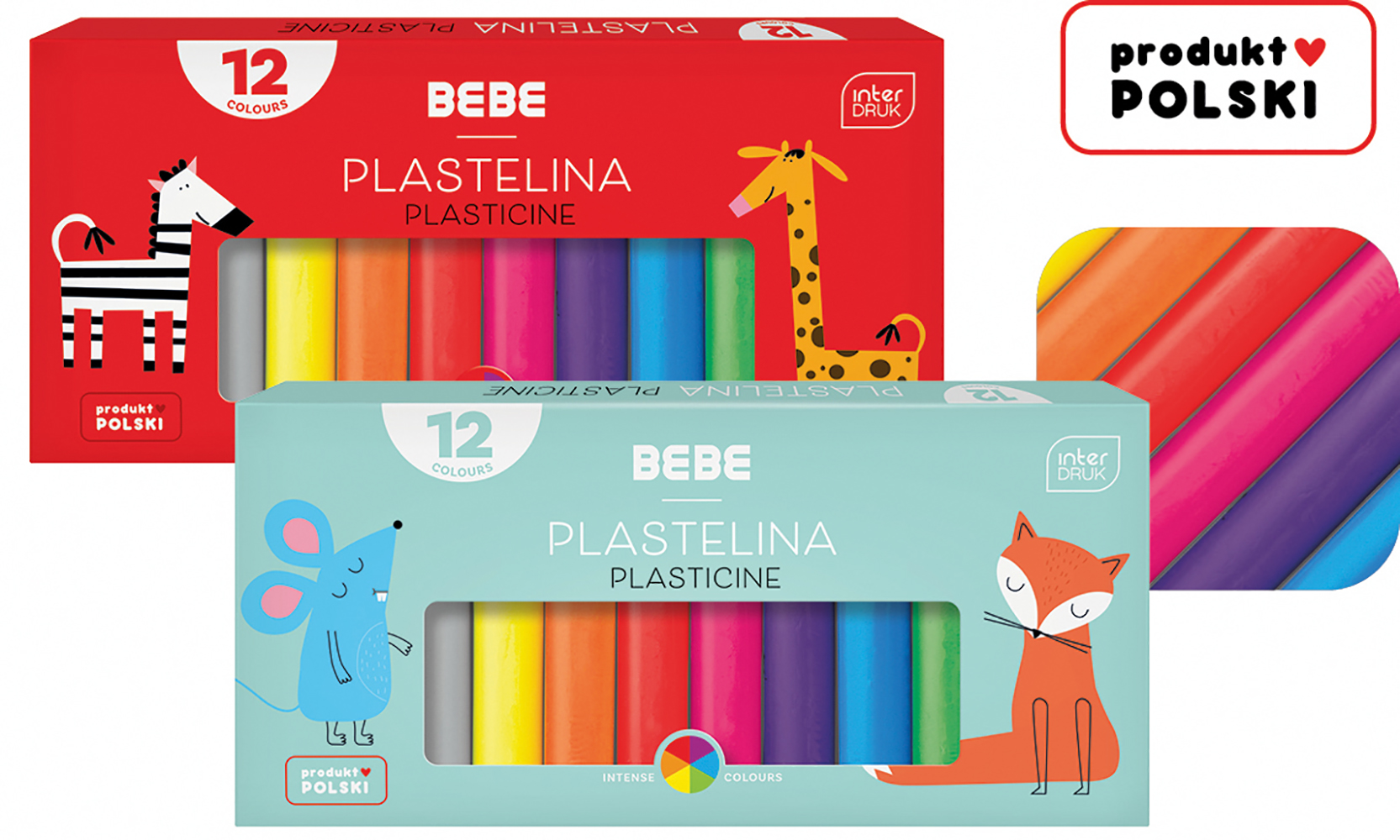 PLASTELINA 12 KOL. BEBE KIDS