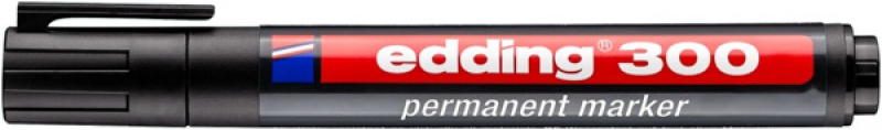 MARKER PERNAMENTNY E-300 1,5-3MM EDDING CZARNY - obrazek 2