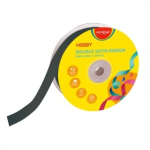 WSTĄŻKA SATYNOWA KEYROAD 25X22,6MM CZERWONA