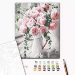 MALOWANIE PO NUMERACH 40x50mm BOUQUET OF DELICATE