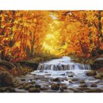 MALOWANIE PO NUMERACH 40x50mm WATERFALL IN AUTMAN