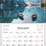 KALENDARZ JEDNODZIELNY 32X50CM WIDOKI