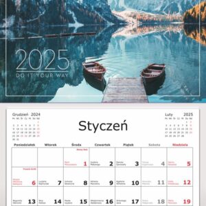 KALENDARZ JEDNODZIELNY 32X50CM WIDOKI