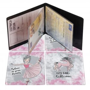 OKŁADKA NA DOKUMENTY UCZNIA BALERINA