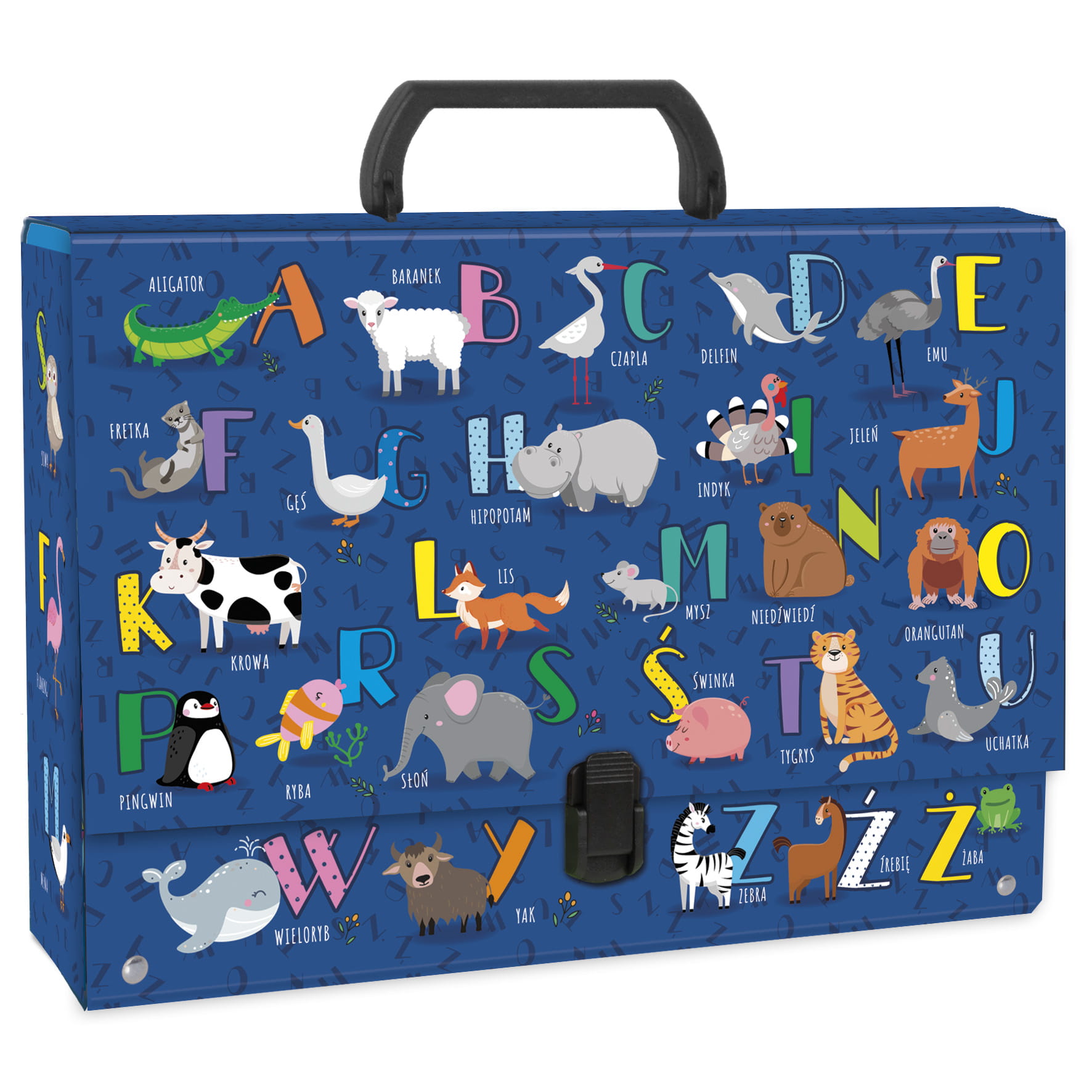 TECZKA Z RĄCZKĄ A4/10Cm ALFABET BACK UP