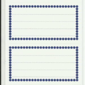 NAKLEJKA NA ZESZYT MIX 5 SZT GRANAT. RAMKA