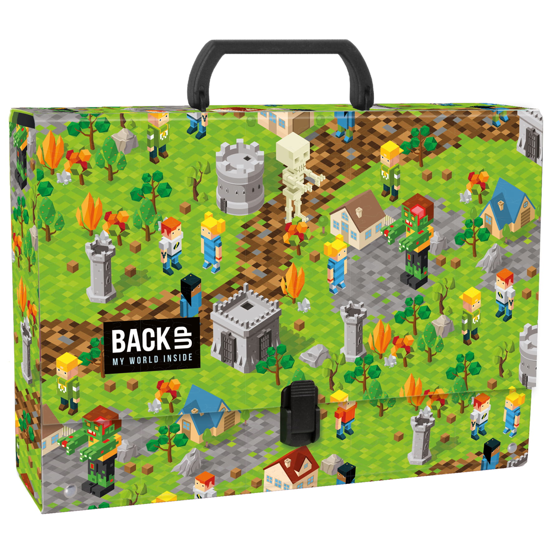 TECZKA Z RĄCZKĄ A4/10cm PIXEL BACKUP