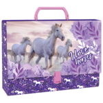 TECZKA Z RĄCZKĄ A4/10cm KONIE BACKUP