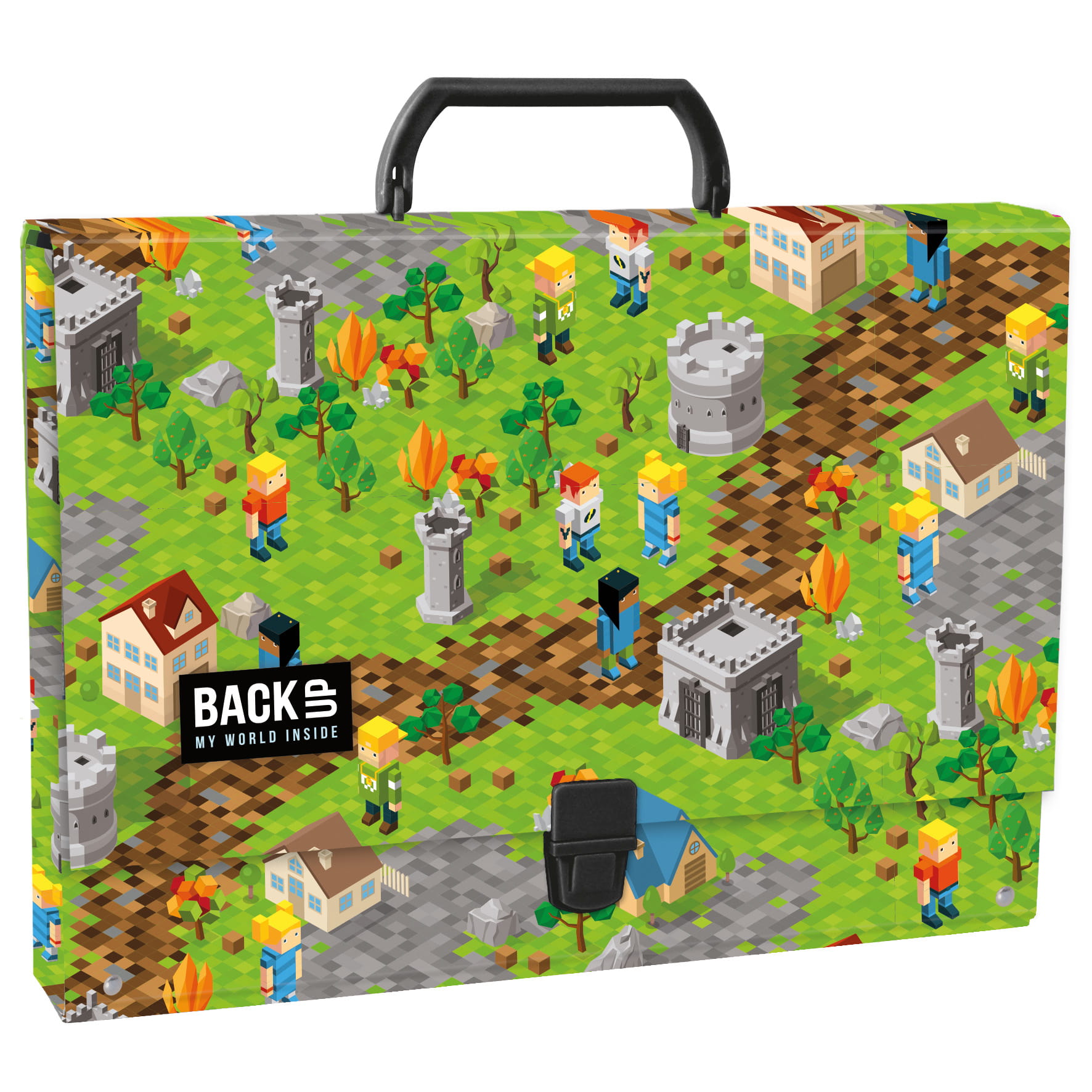 TECZKA Z RĄCZKA A4/5cm PIXEL BACKUP