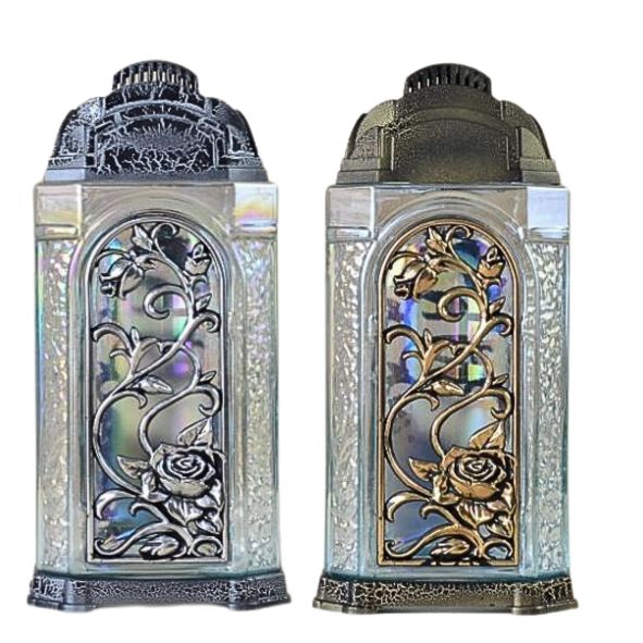 ZNICZ KAPLICZKA Z ROŻA ZŁOTY ALBO SREBRNY