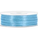 WSTĄŻKA DEKORACYJNA 3mm/50m BLĘKIT