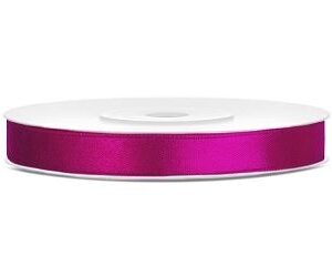 WSTĄŻKA DEKORACYJNA 6mm/25m FUKSJA
