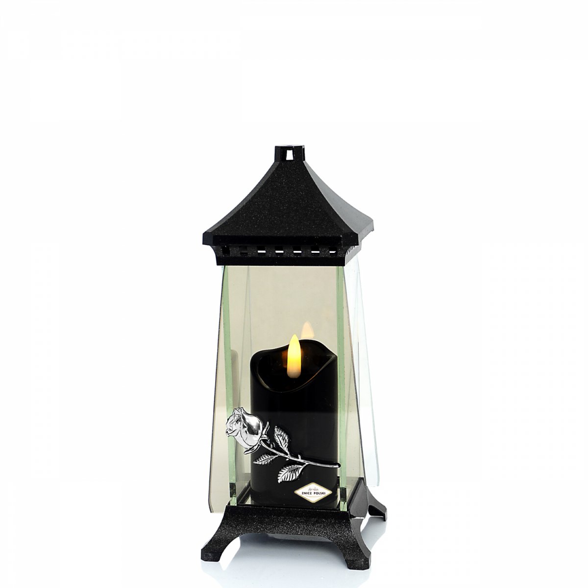 ZNICZ TRAPEZ MINI RÓŻA SREBRNY