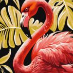 MALOWANIE PO NUMERACH,40X50CM METTALIC FLAMING