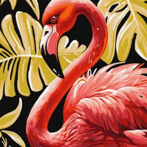 MALOWANIE PO NUMERACH,40X50CM METTALIC FLAMING