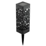 SŁUPEK OGRODOWY SOLARNY Z BAT. BLACK