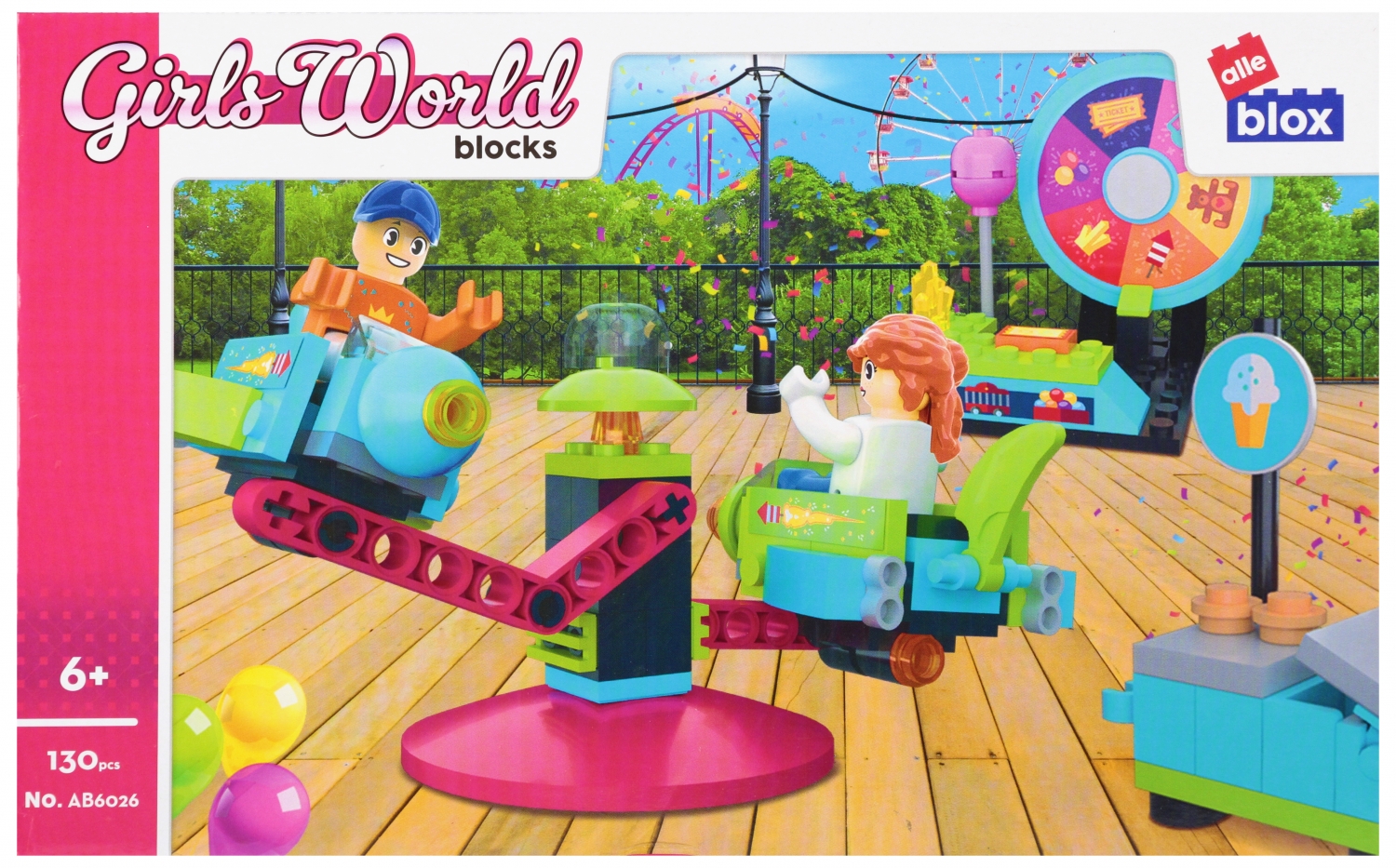 KLOCKI KONSTRUKCYJNE ALLEBLOX GIRLS WES 130 EL