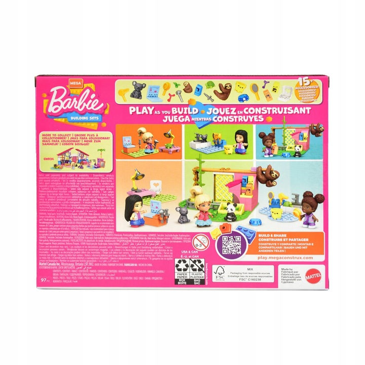 KLOCKI BARBIE SALON DLA ZWIERZĄT - obrazek 2