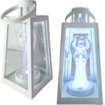 LATARENKA LED Z ANIOŁKIEM NA BATERIE