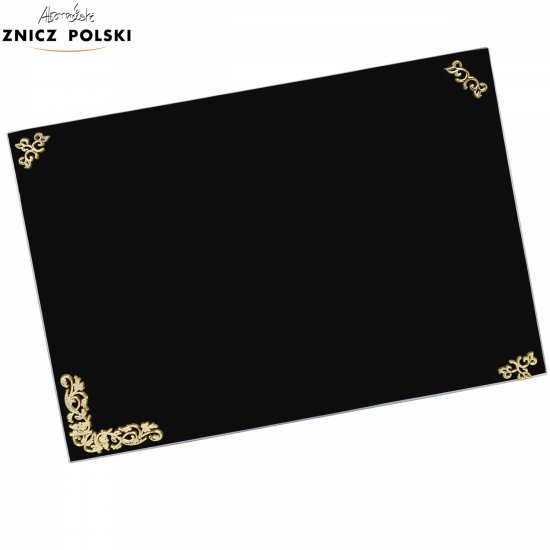 PODSTAWKA POD ZNICZ CZARNA 30x40cm