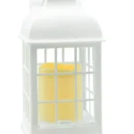 LATARENKA LED ZE ŚWIECĄ Z BATERIAMI 2XR6 WHITE